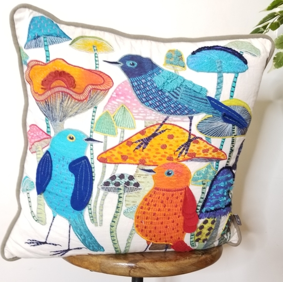 Hallmark Other - [NWT] Embroidered Throw Pillow